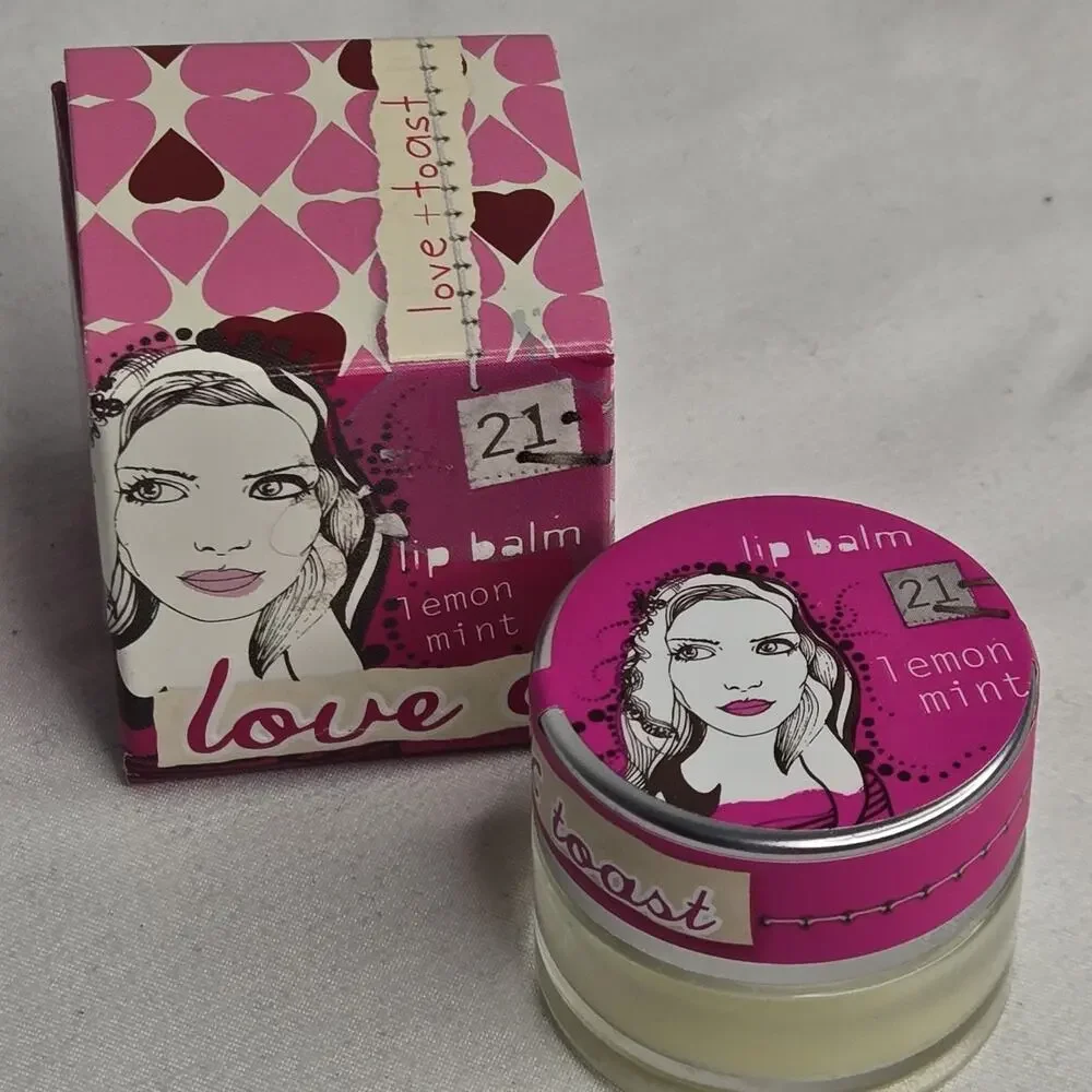Love & Toast Lip Balm Lemon Mint Margot Elena Natural New DISCONTINUED Y2K